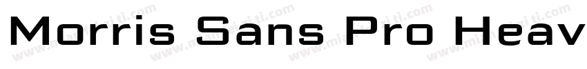 Morris Sans Pro Heav字体转换